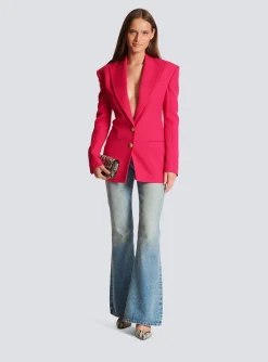 Sale 2-button Cinched-waist Jacket Women Jackets And Blazers
