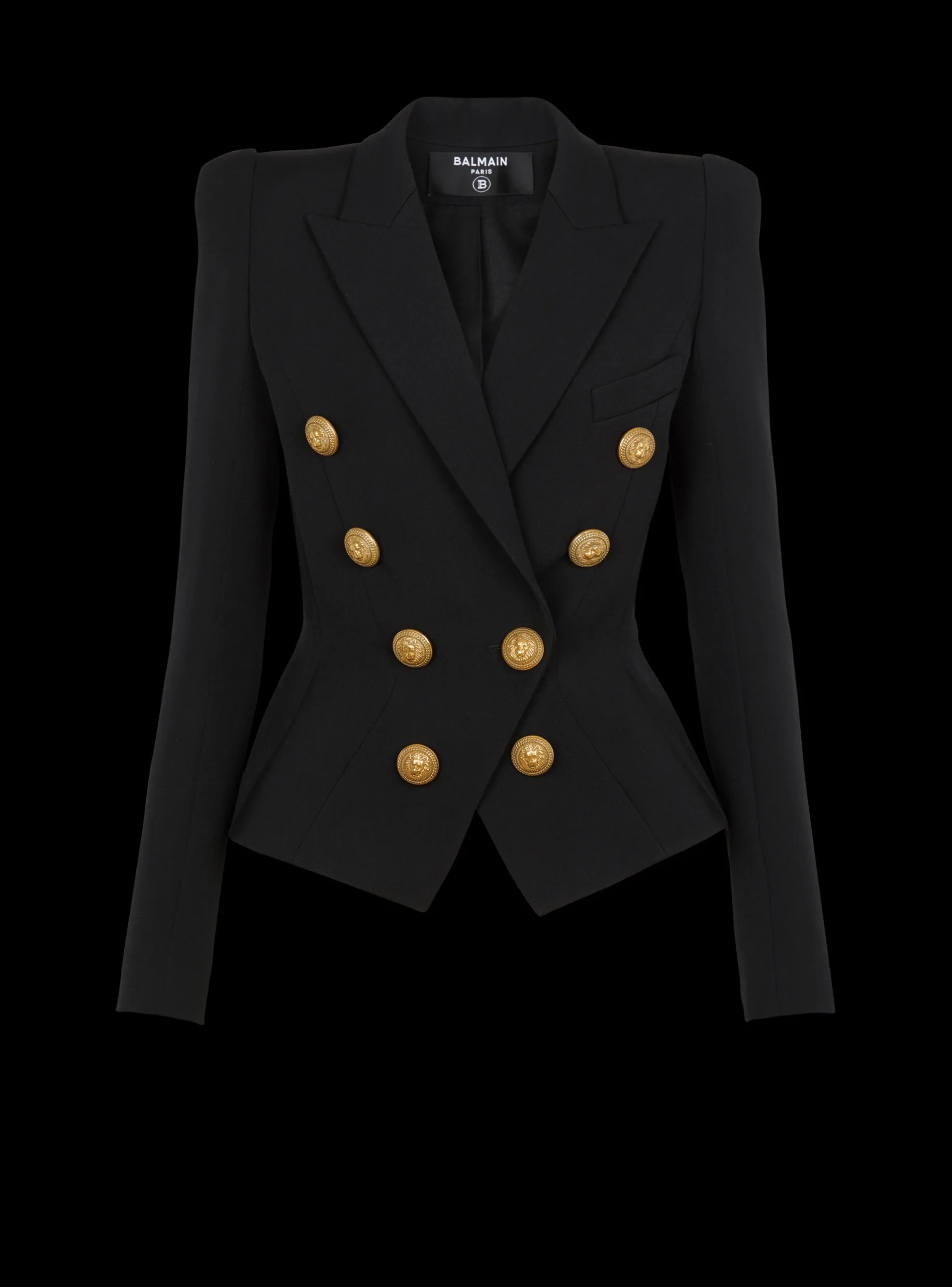 Sale 8-button Cinched-waist Jacket Women Jackets And Blazers