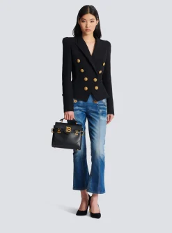 Sale 8-button Cinched-waist Jacket Women Jackets And Blazers