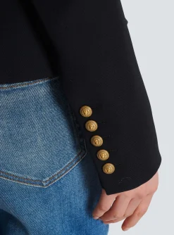Sale 8-button Cinched-waist Jacket Women Jackets And Blazers