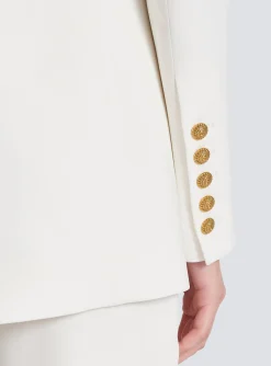 Discount 2-button Crepe Jacket Women Jackets And Blazers