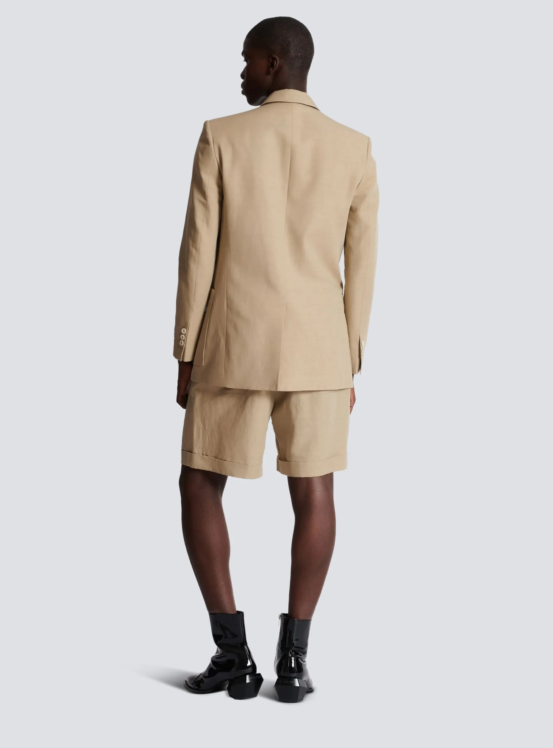 New 1-button Jacket In Fluid Canvas Jackets And Blazers