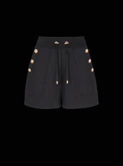 Cheap 6-button Knit Shorts Women Trousers And Shorts
