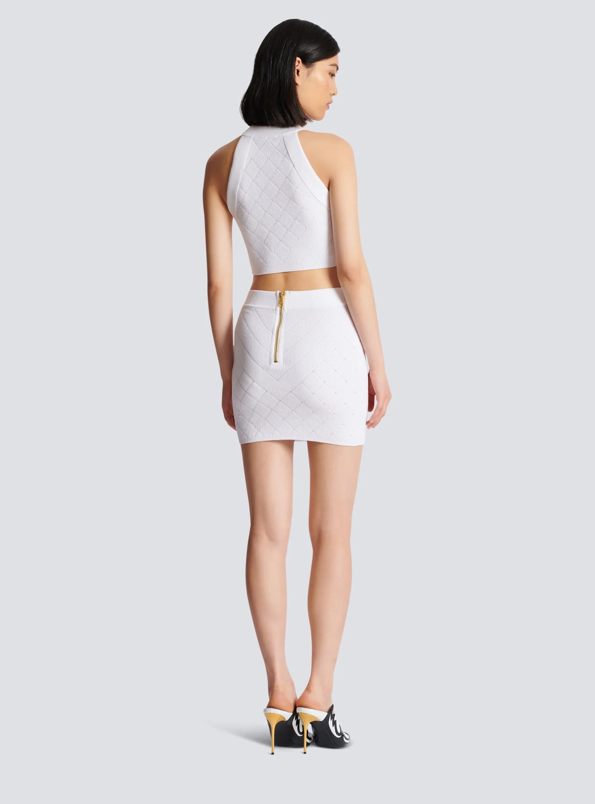 Store 6-button Knit Skirt Women Skirts|Knitwear