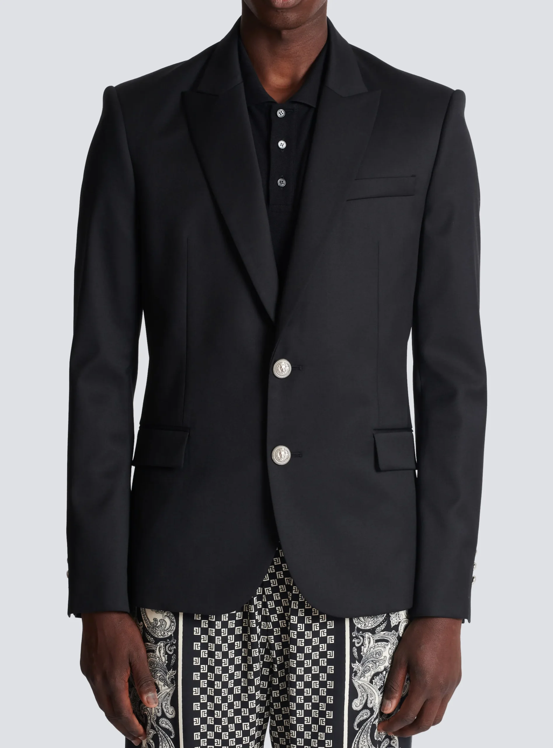 Fashion 2-button Wool Jacket Jackets And Blazers