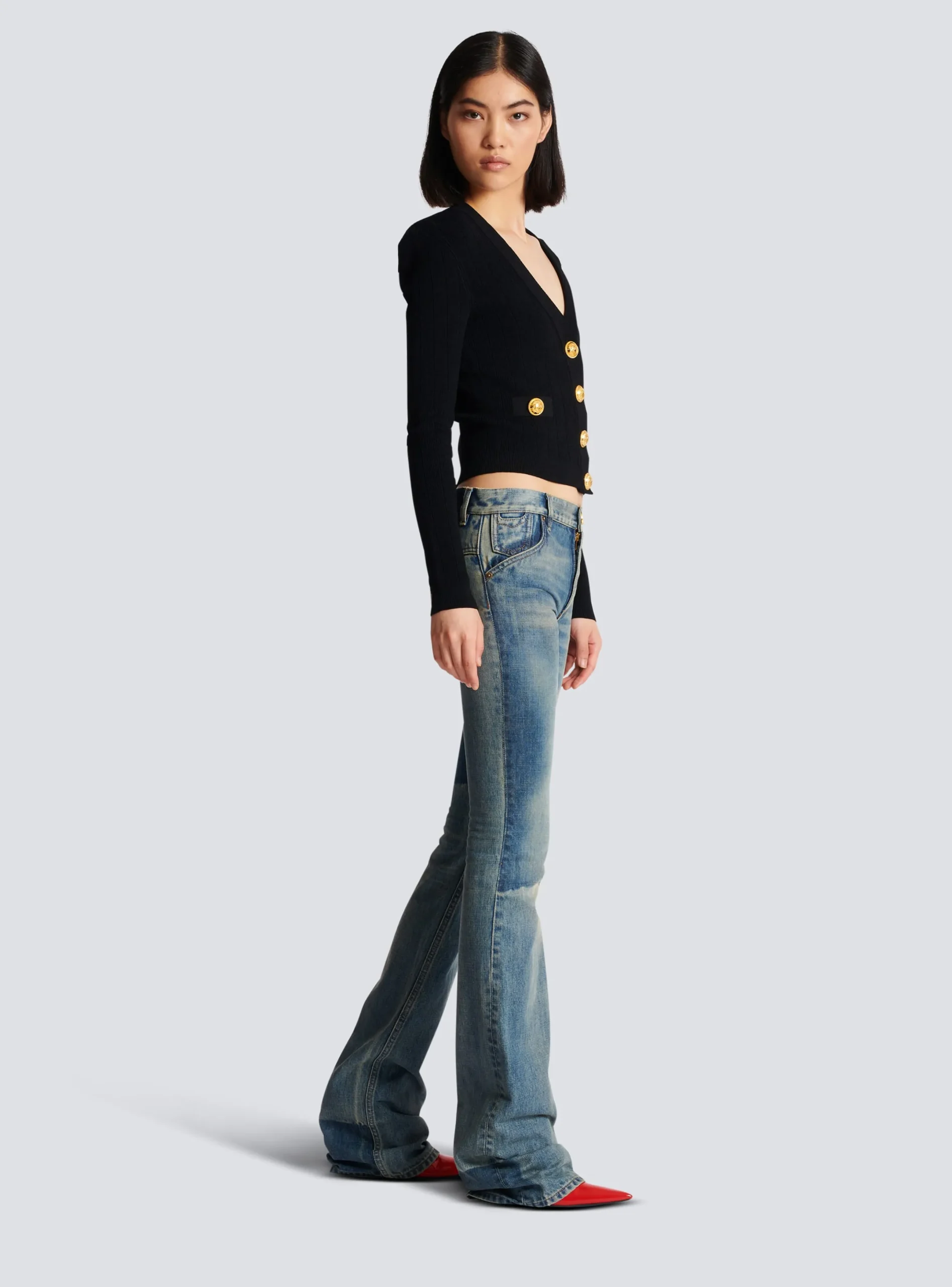 New Buttoned Knit Cardigan Women Knitwear