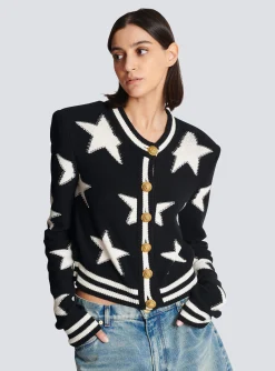 Online Buttoned Knit Cardigan Women Knitwear