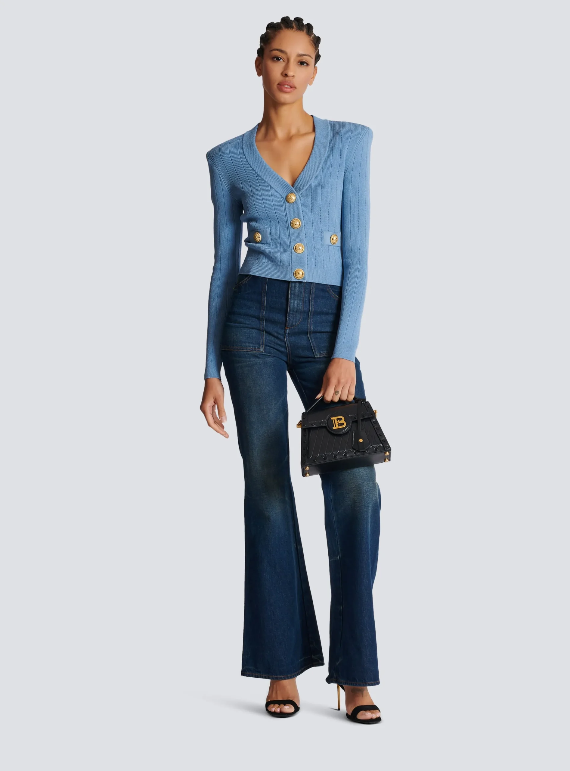 Discount Buttoned Knit Cardigan Women Knitwear