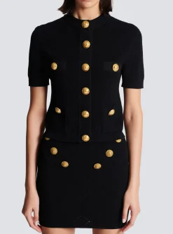 Sale Buttoned Knit Cardigan Women Knitwear