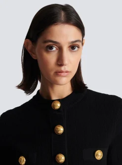 Sale Buttoned Knit Cardigan Women Knitwear