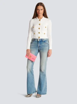 Hot Buttoned Knit Cardigan Women Knitwear