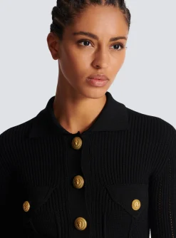 Cheap Buttoned Knit Cardigan Women Knitwear
