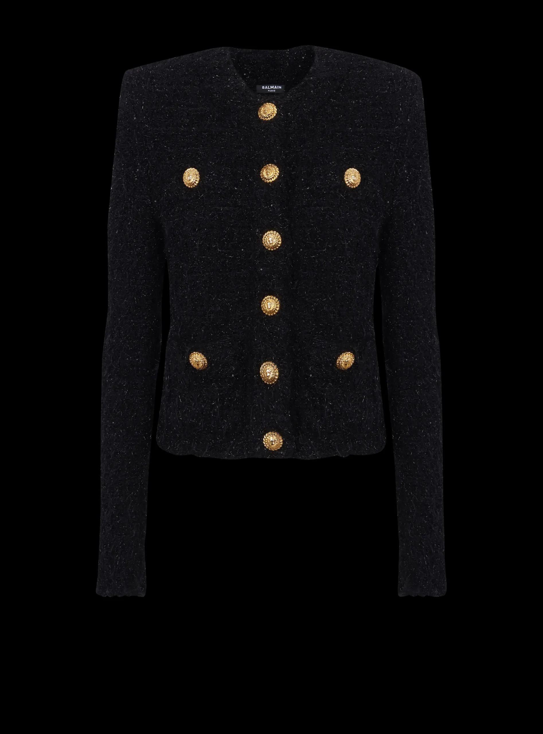 Store Buttons Tweed Jacket Women Jackets And Blazers