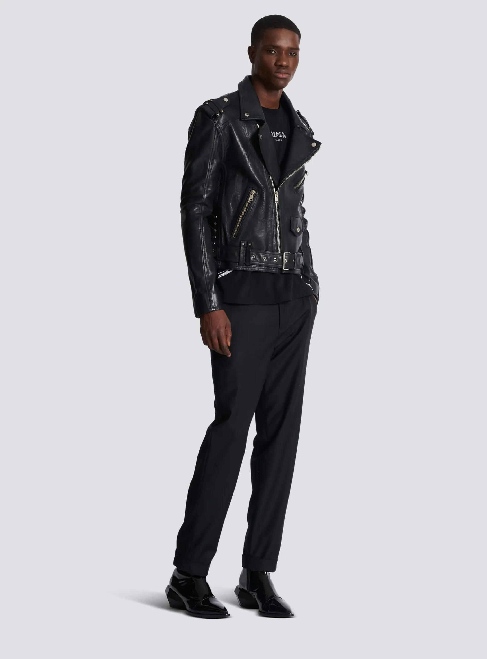 New Calfskin Biker Jacket Outerwear