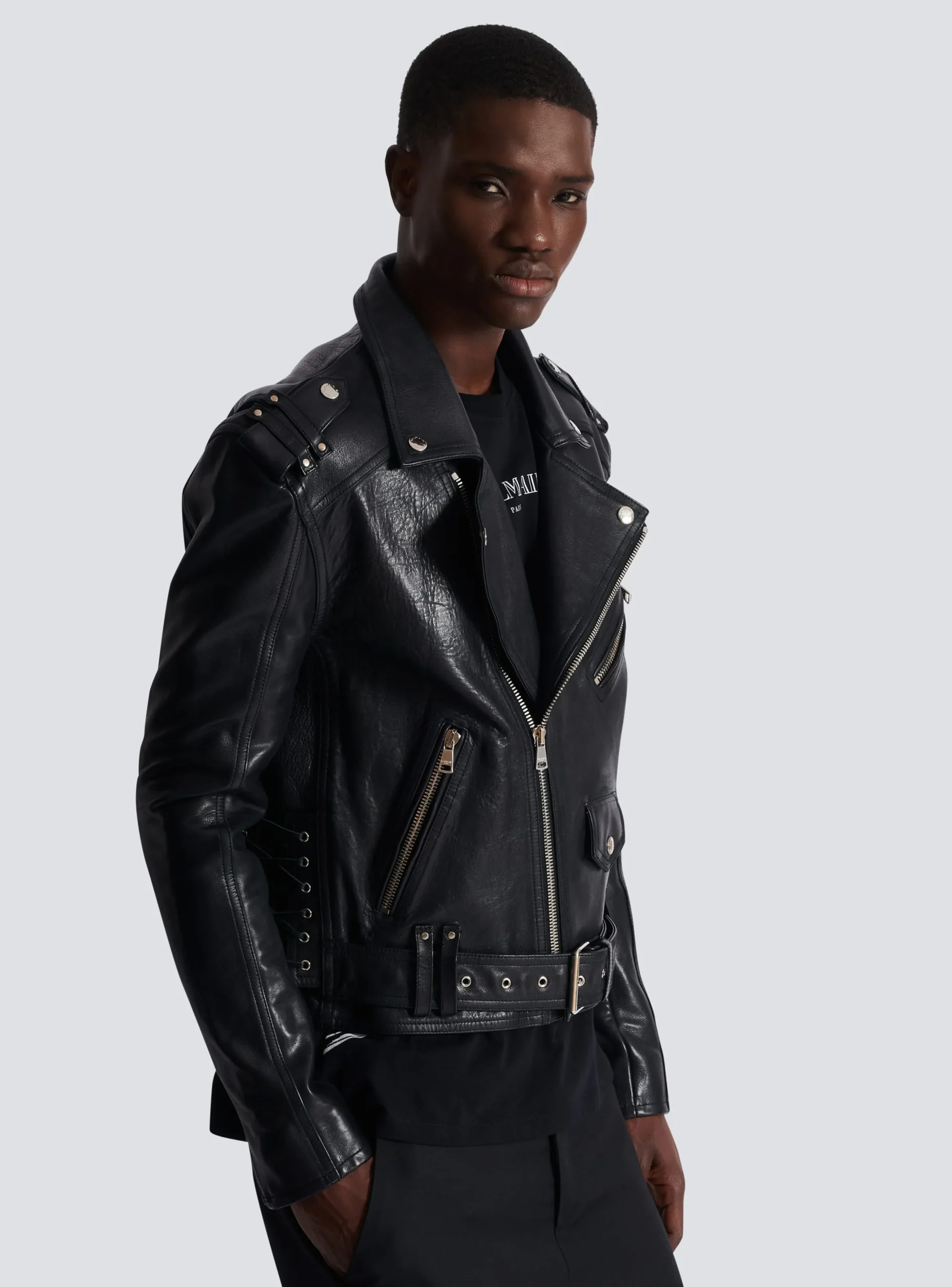 New Calfskin Biker Jacket Outerwear