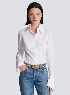 Sale Calfskin PB Belt Embossed With The PB Labyrinth Monogram Women Belts
