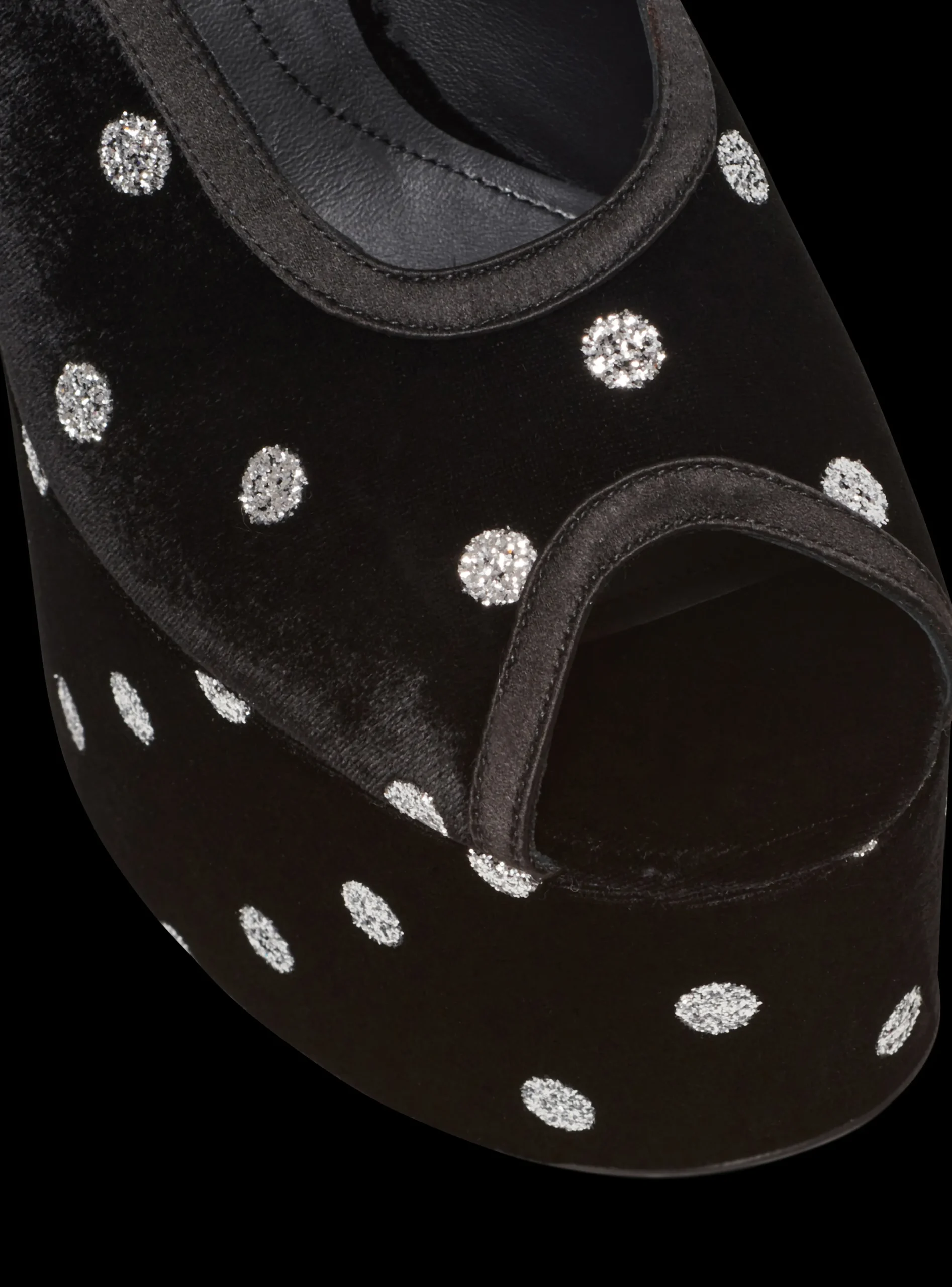 Cheap Cam Sandals In Velvet With Polka Dots Women High Heels & Pumps