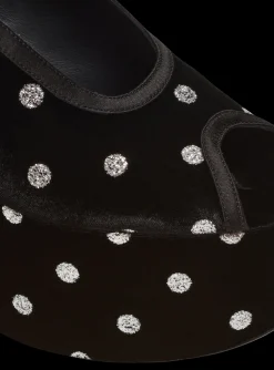Cheap Cam Sandals In Velvet With Polka Dots Women High Heels & Pumps