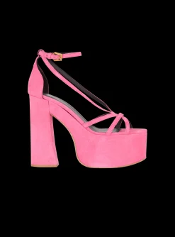 Best Sale Cam Suede Platform Sandals Women High Heels & Pumps