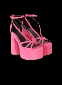 Best Sale Cam Suede Platform Sandals Women High Heels & Pumps