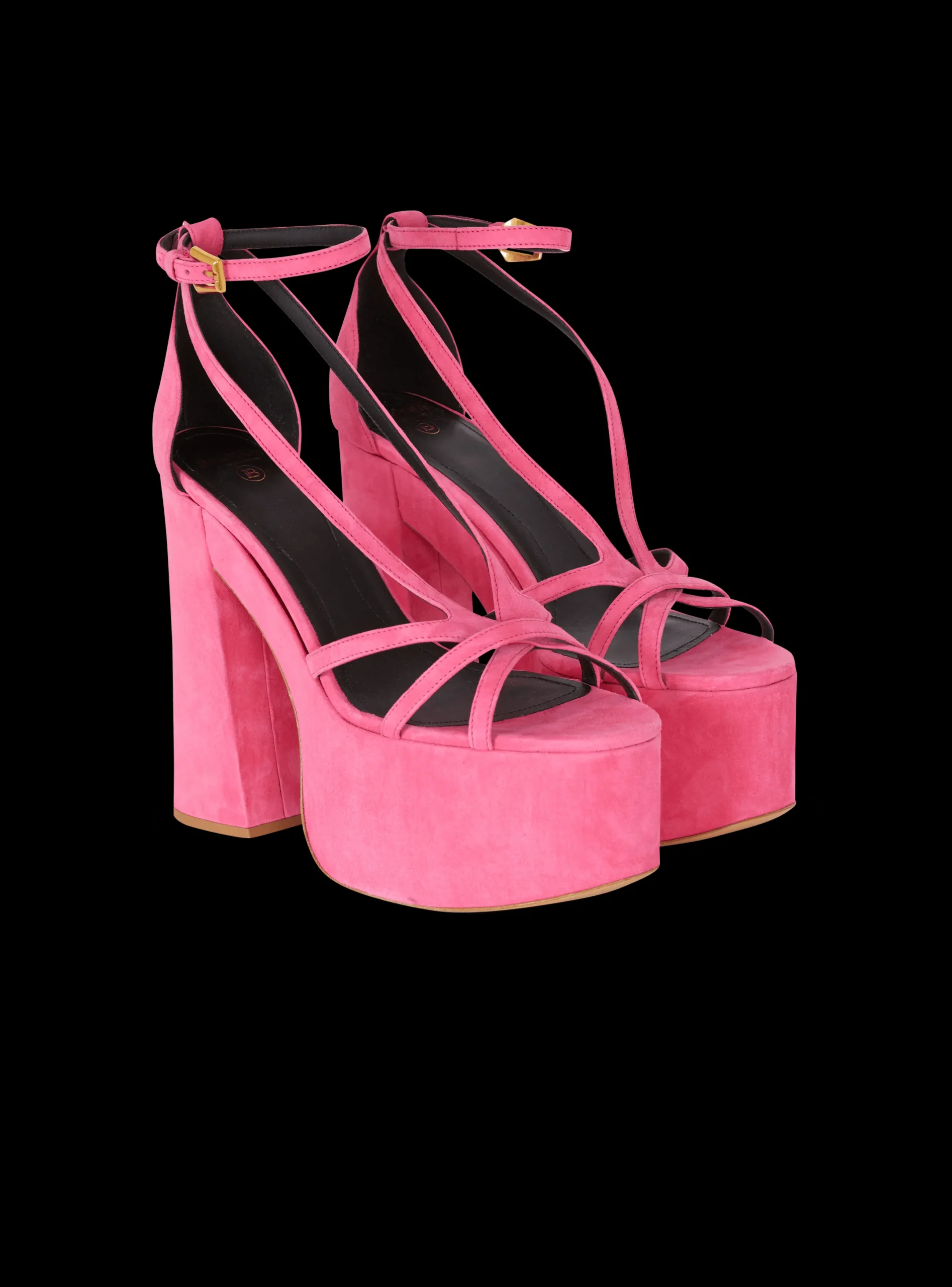Best Sale Cam Suede Platform Sandals Women High Heels & Pumps