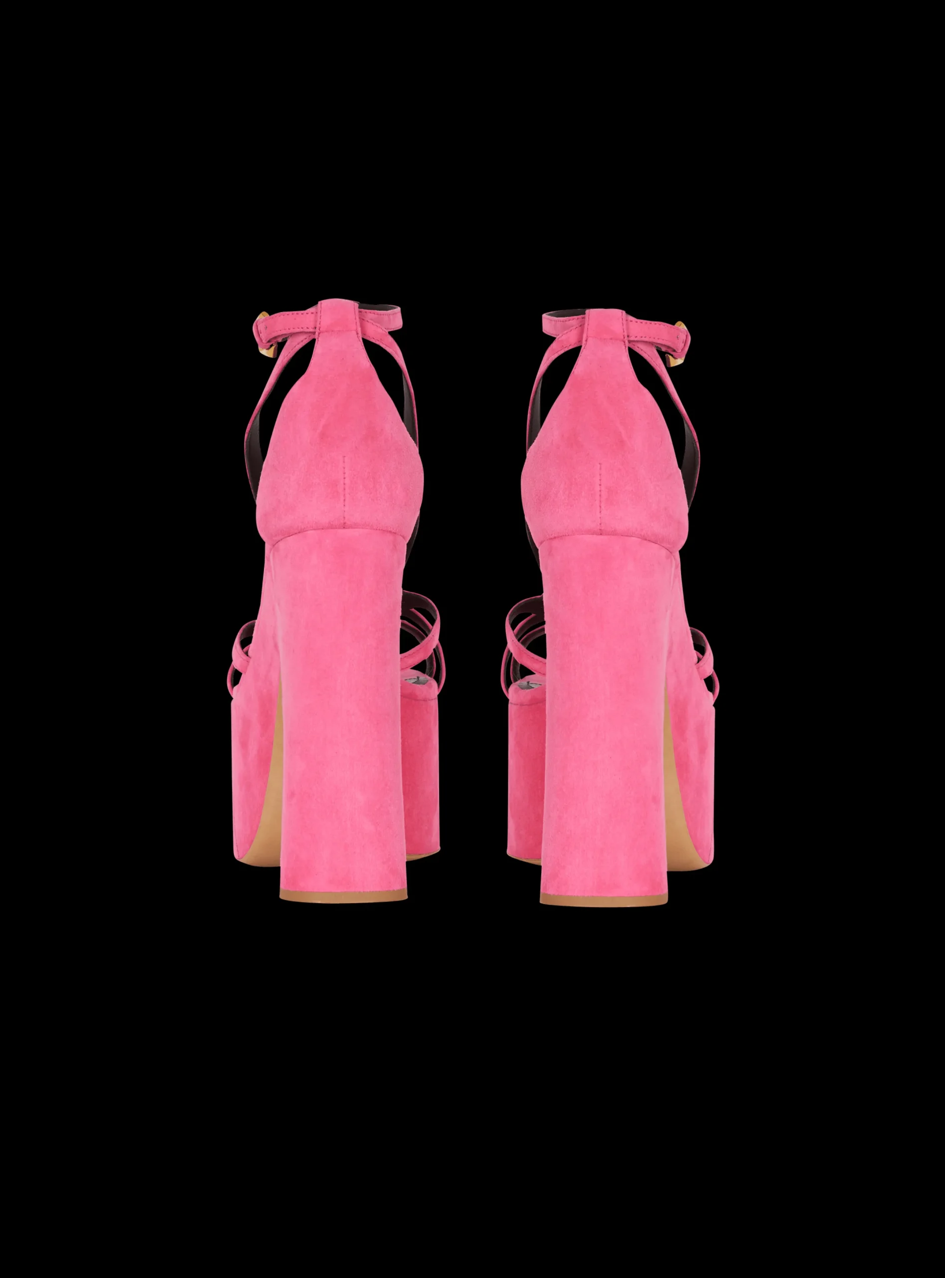 Best Sale Cam Suede Platform Sandals Women High Heels & Pumps