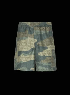 Cheap Camouflage Monogrammed Shantung Shorts Sportswear|Trousers And Shorts