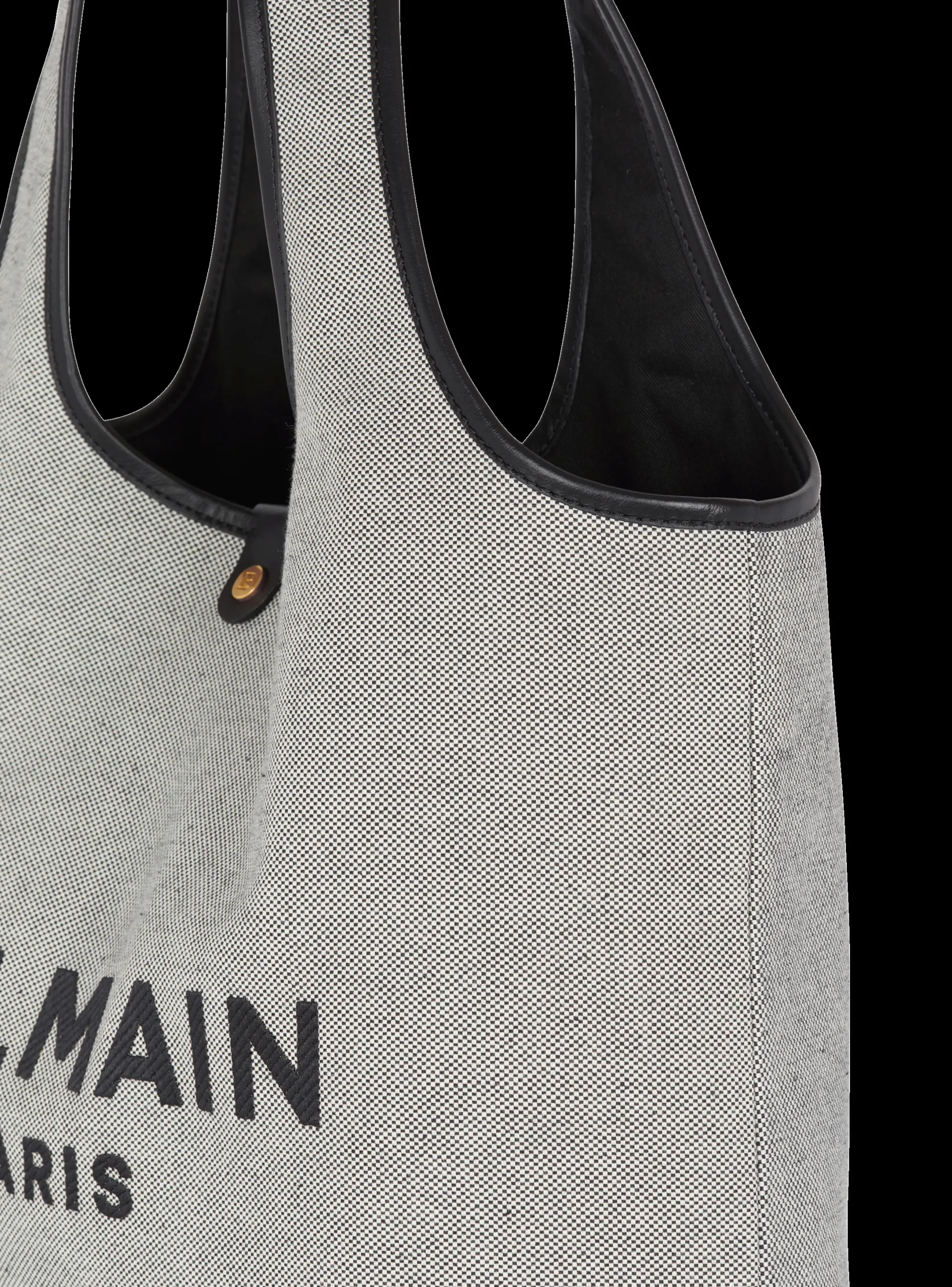 Cheap Canvas And Leather B-army Grocery Bag Women Tote Bags|Shoulder Bags