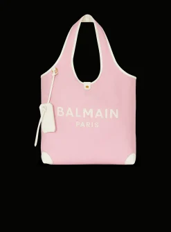 Outlet Canvas And Leather B-army Grocery Bag Women Tote Bags|Shoulder Bags