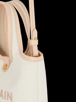 Store Canvas And Leather B-army Grocery Bag Women Tote Bags|Shoulder Bags