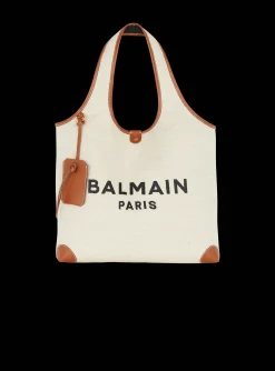 Best Canvas And Leather B-army Grocery Bag Women Tote Bags|Shoulder Bags