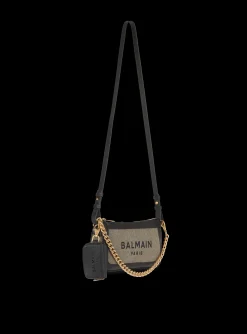 Sale Canvas B-Army Clutch Bag With Leather Panels Women Crossbody Bags|B-Army Bags