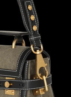 Sale Canvas B-Buzz 23 Bag With Leather Panels Women Shoulder Bags|Crossbody Bags
