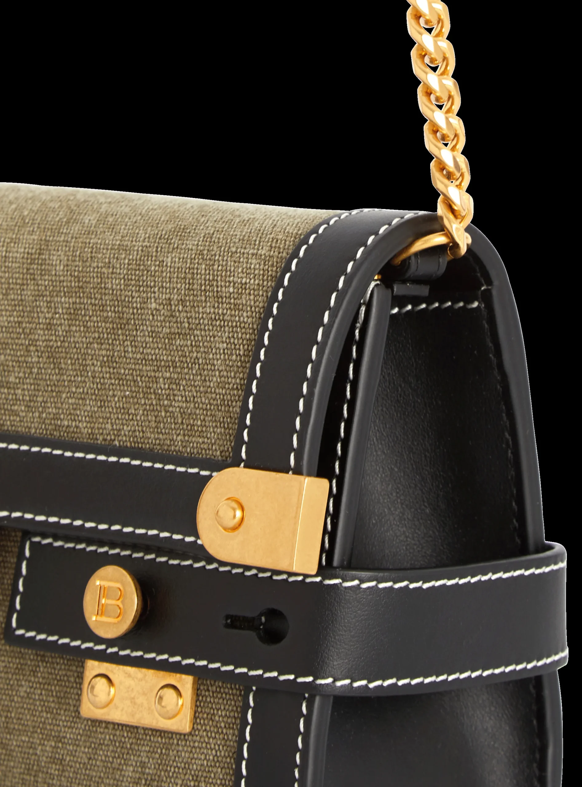 New Canvas B-Buzz 23 Clutch Bag With Leather Panels Women Mini Bags|Shoulder Bags