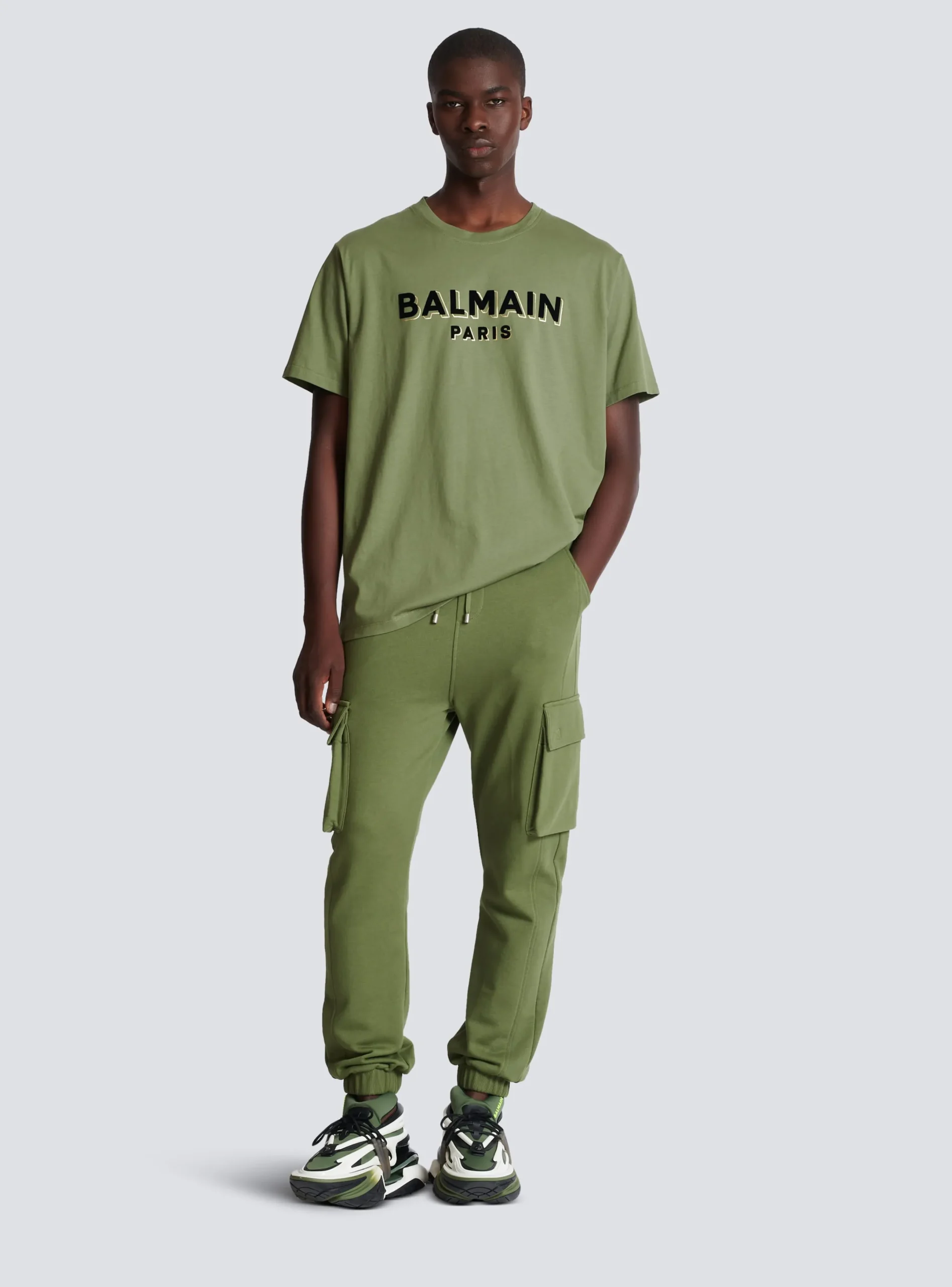 Flash Sale Cargo Joggers With Paris Print Sportswear|Trousers And Shorts
