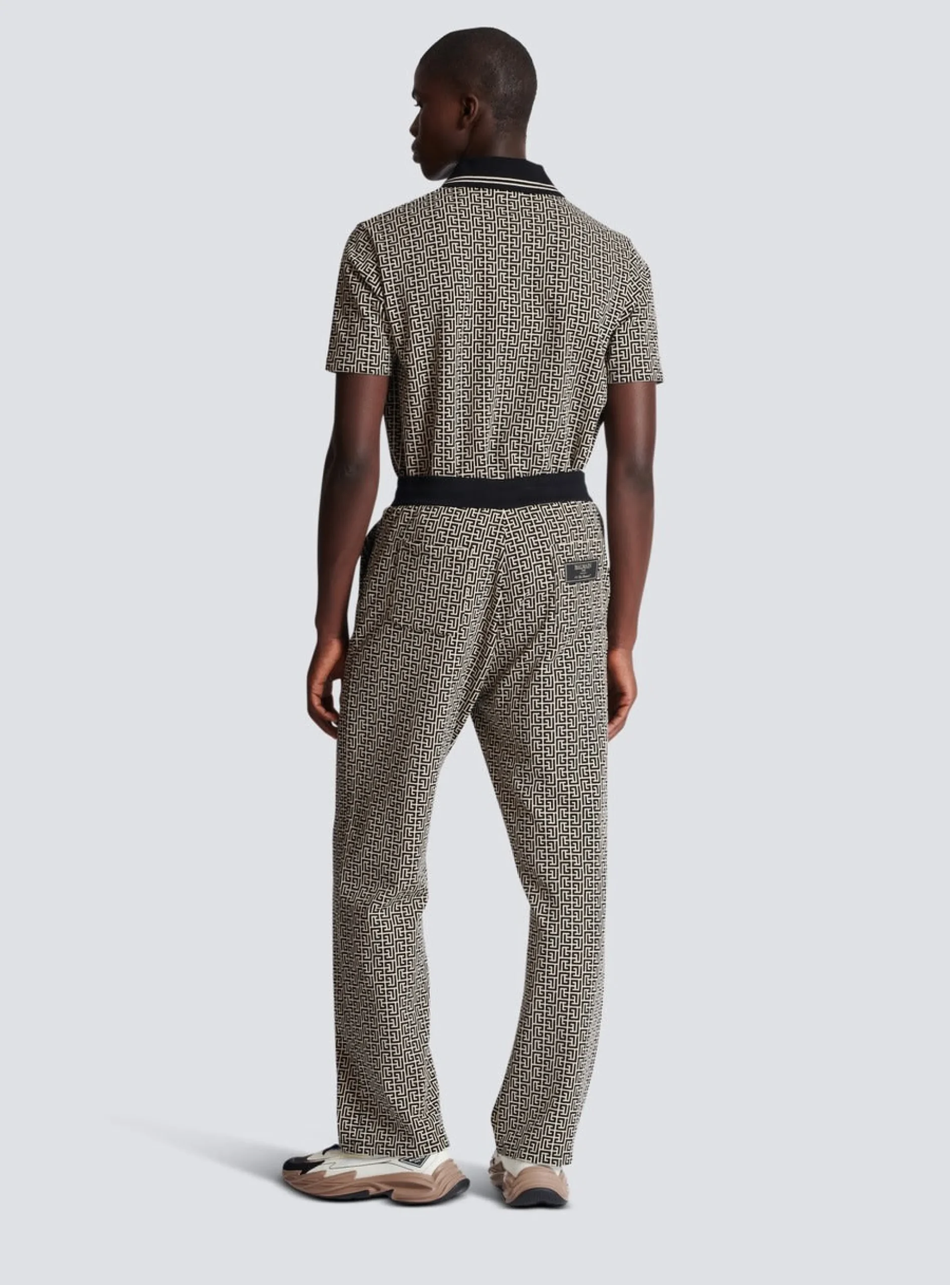 Clearance Casual Monogram Jacquard Trousers Sportswear|Trousers And Shorts