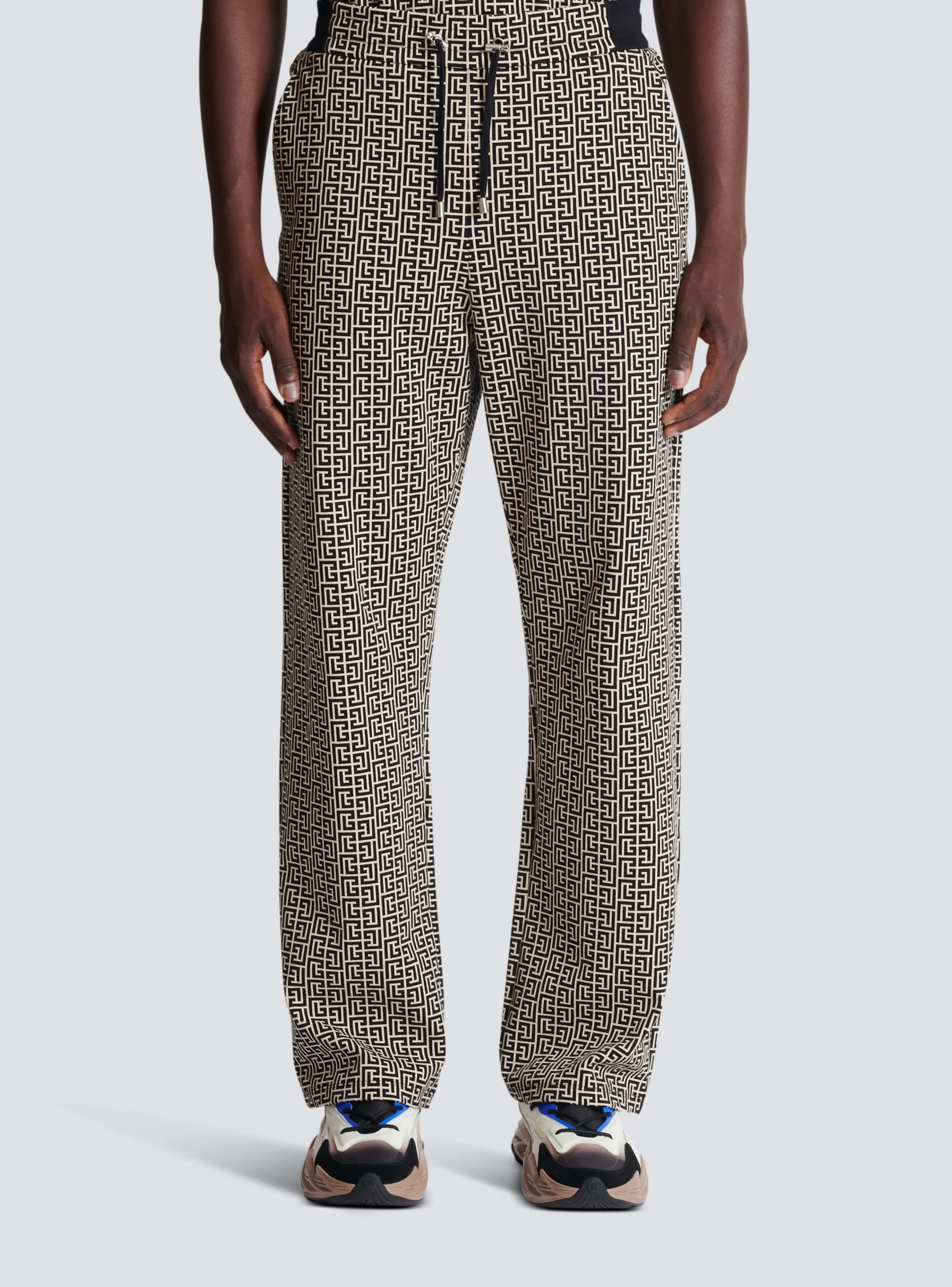 Clearance Casual Monogram Jacquard Trousers Sportswear|Trousers And Shorts