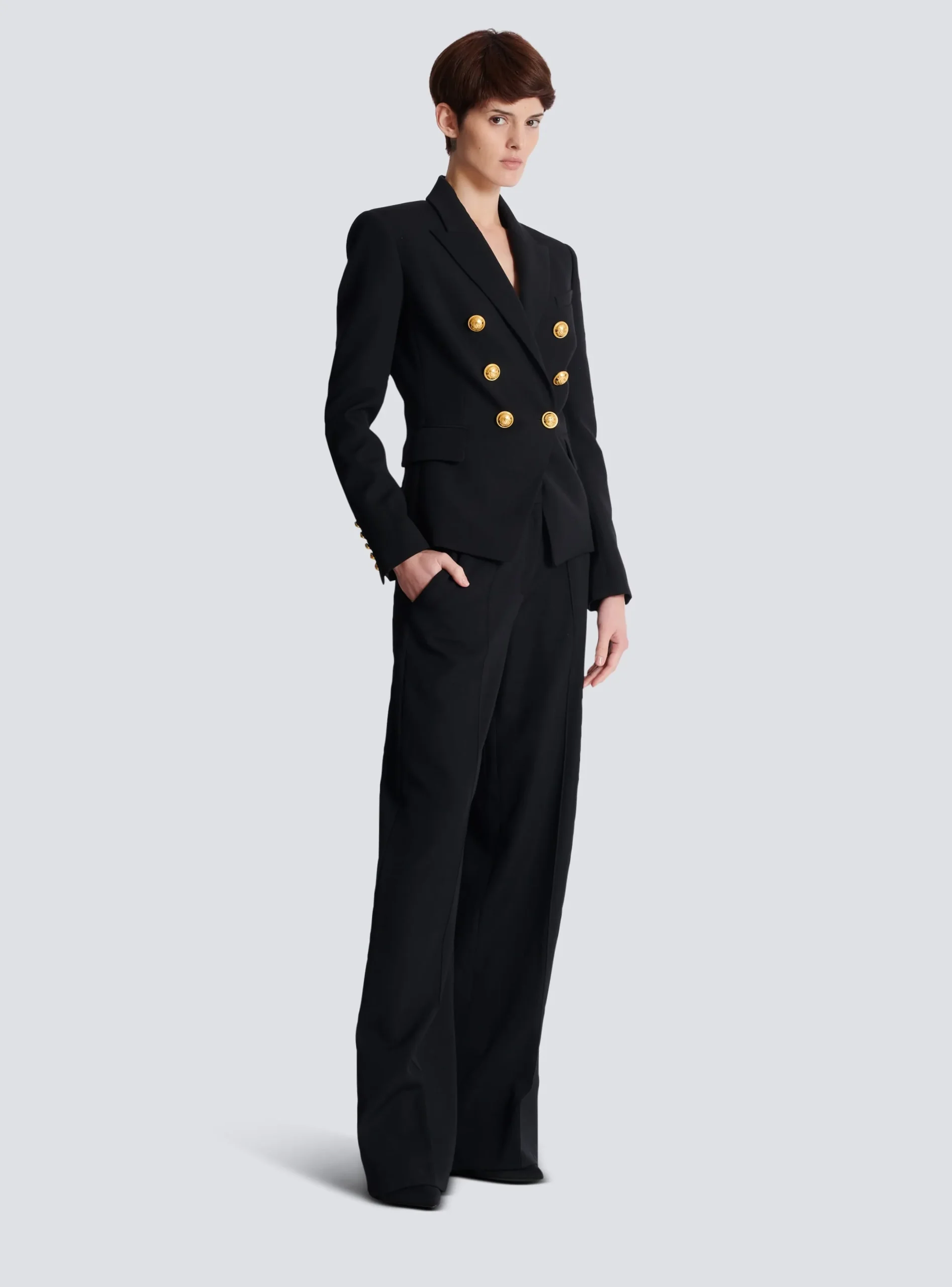 Fashion Classic 6-button Jacket Women Jackets And Blazers