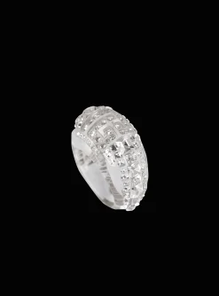 Outlet Clear Rhinestone Ring Women Fashion Jewelry