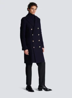 New Coat In Felted Double-faced Wool Outerwear
