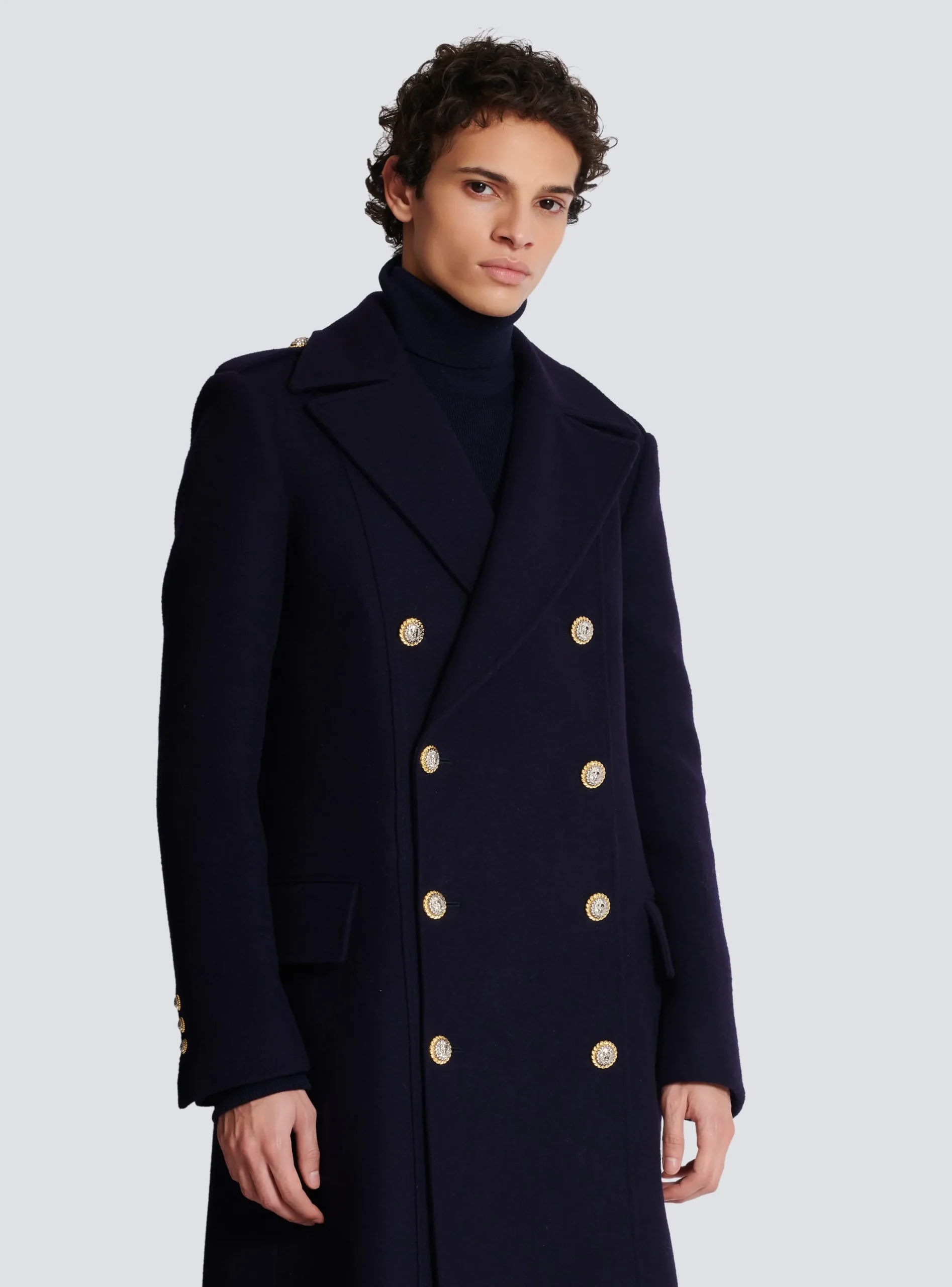 New Coat In Felted Double-faced Wool Outerwear
