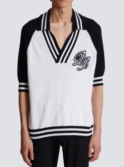 Best Sale College Baseball PB Signature Knit Polo Shirt Knitwear|Shirts And Polos