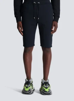 Discount Cotton Shorts With Flocked Paris Logo Sportswear