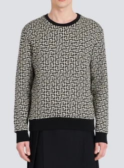 Sale Cotton Sweatshirt With Monogram Sportswear|Sweatshirts