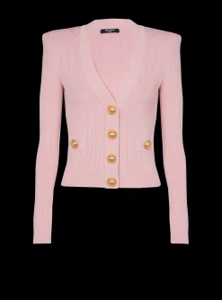 Store Cropped Knit Cardigan Women Knitwear