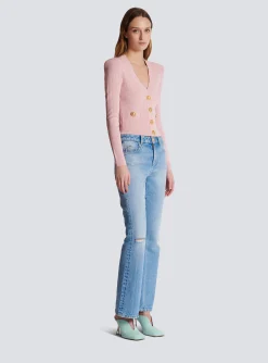Store Cropped Knit Cardigan Women Knitwear