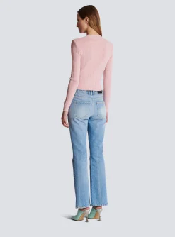 Store Cropped Knit Cardigan Women Knitwear