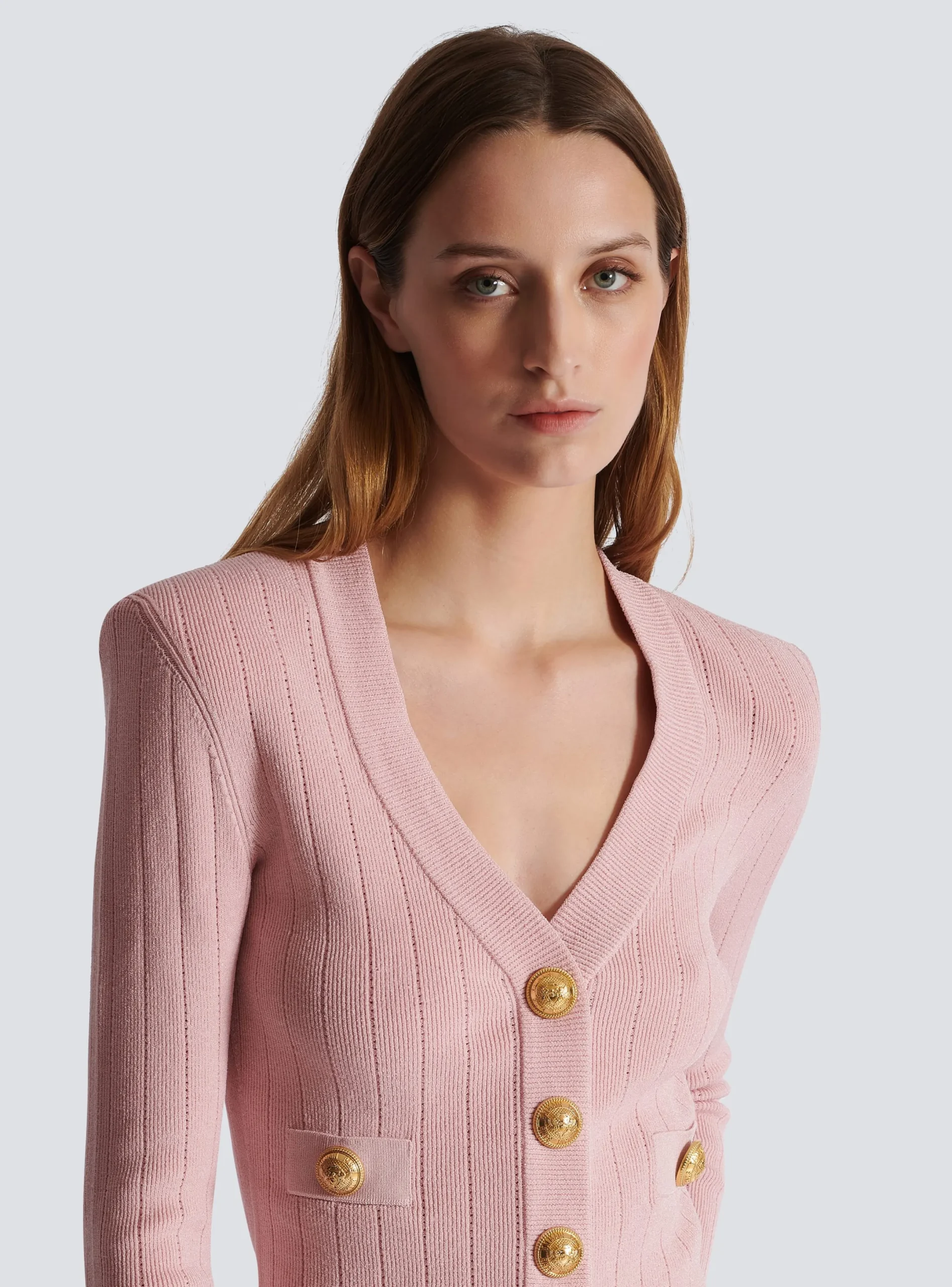 Store Cropped Knit Cardigan Women Knitwear