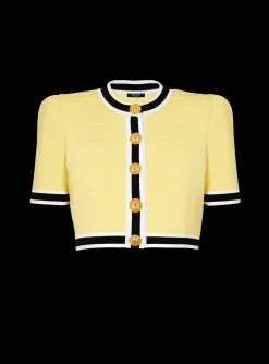 Shop Cropped Knit Cardigan Women Knitwear|Tops And Shirts