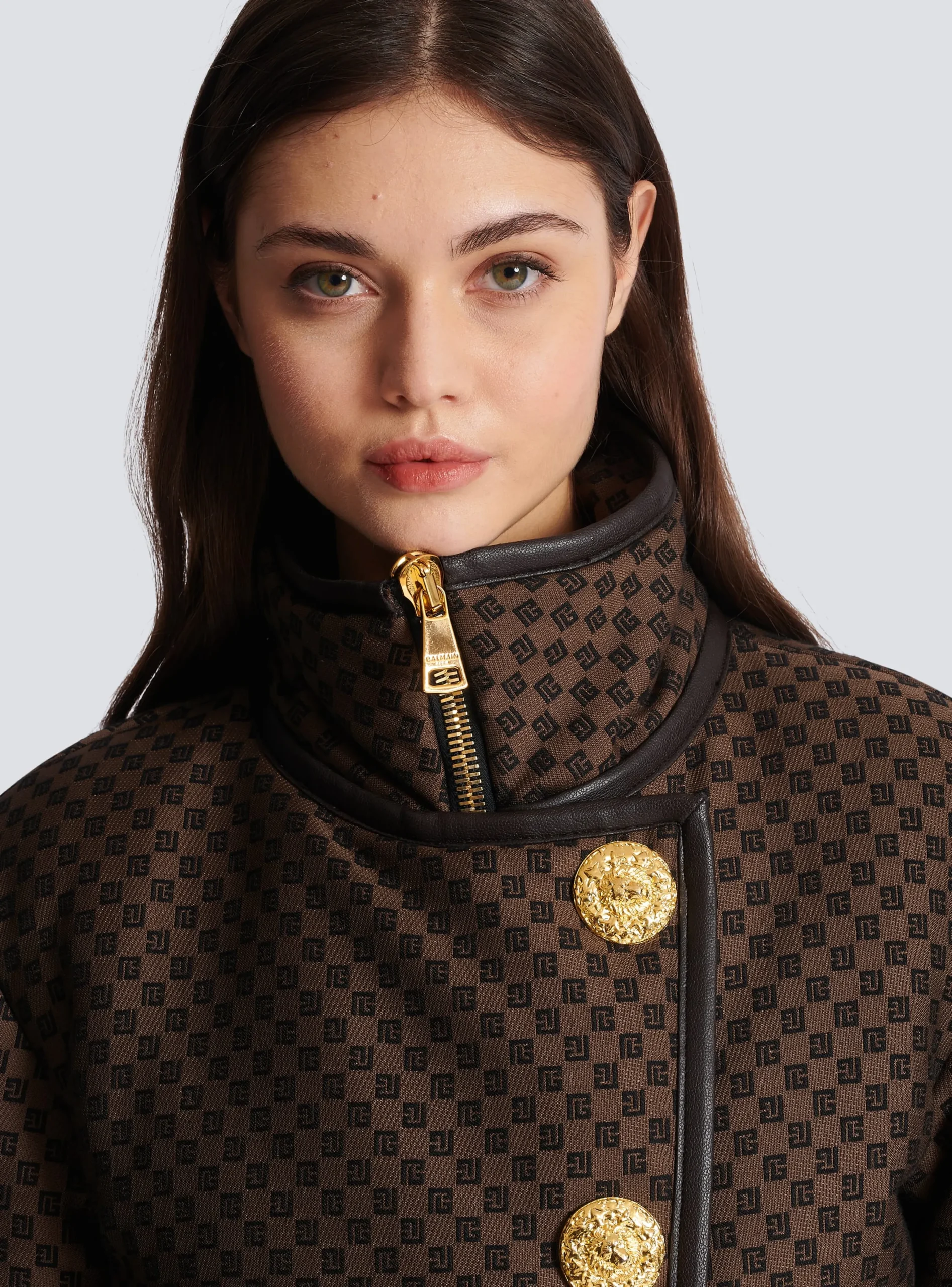 Sale Cropped Mini Monogram Jacket Women Outerwear